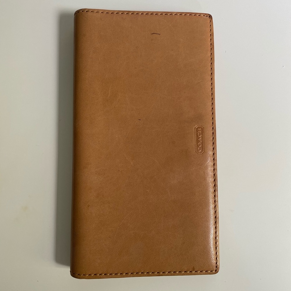 coach checkbook wallet